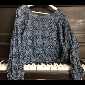 70s style vintage blouse